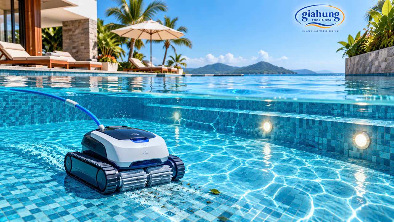 Robot vệ sinh hồ bơi