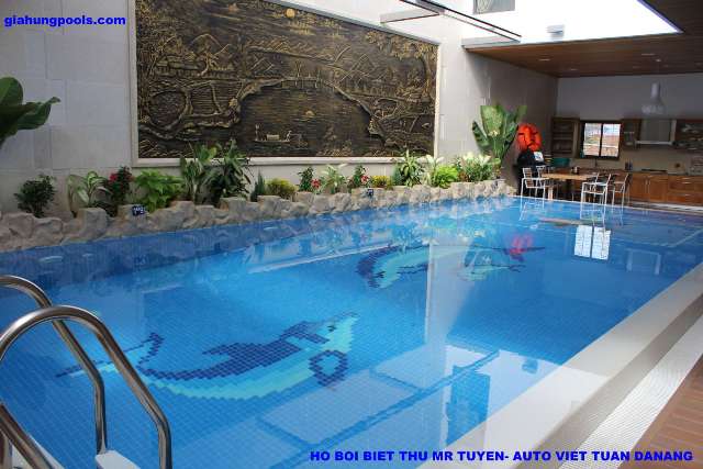 Hồ bơi biệt thự Anh Tuyến – Anh Việt, Đà Nẵng